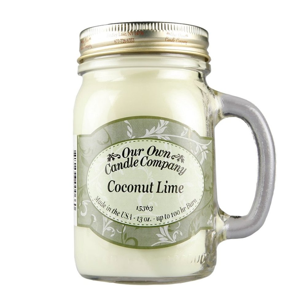 Coconut Lime Mason Candle